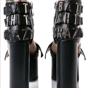 ISO: Dolls Kill Current Mood Bat Shit Crazy Heels